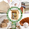 HAFTKD Outdoor Library Book Box, Double Little Library for Sharing
