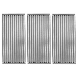 GLOWYE 18 7/16” Grill Emitter Plates Replacement for Charbroil TRU-Infrared 463241314 463257110 463247412 463270909 463270910 466247109 Gas Grill, 3-Pack Stamped Stainless Steel Emitter