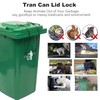 Garbage can lid Lock Heavy Duty Bear Proof Garbage Bin