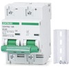 Chtaixi 12V-110V DC Miniature Circuit Breaker, 125 Amp 2 Pole
