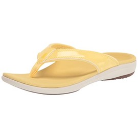 REVITALIGN Women's Yumi Orthotic Sandal Yellow 9 Medium