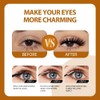 FANDIQ Individual Eyelashes 224PCS Natural Cluster Lashes D Curl Lashes