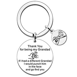 JETTOP Funny Grandad Gifts- Grandad Gifts from Granchildren Gifts for Grandad Fathers Day Birthday Christmas If I Had Different Grandad I Would Punch Him Face.