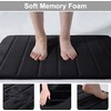 Homaxy Memory Foam Non-Slip Bath Mats, Soft Water-Absorbent Toilet /