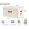 StorageWorks Extra Large Clothes Storage Bins, 55L Fabric Storage Baskets