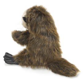 Folkmanis Baby Sea Otter Hand Puppet , Brown