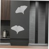 STOBOK 2pcs Iron Ginkgo Leaf Adornment Large Scale Decorative Leaf
