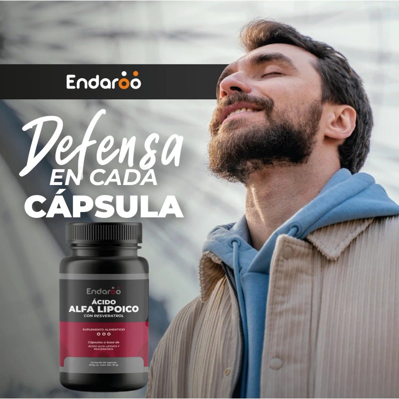 Ácido Alfa Lipoico Resveratrol Endaroo