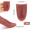 UPlama 7Pack Halloween Fake Tongue False Tongue Horrific Tongue Prop