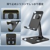 QOOQ Smartphone Stand, Mobile Stand, Tabletop, Smartphone Holder, Foldable, Anti-Slip,