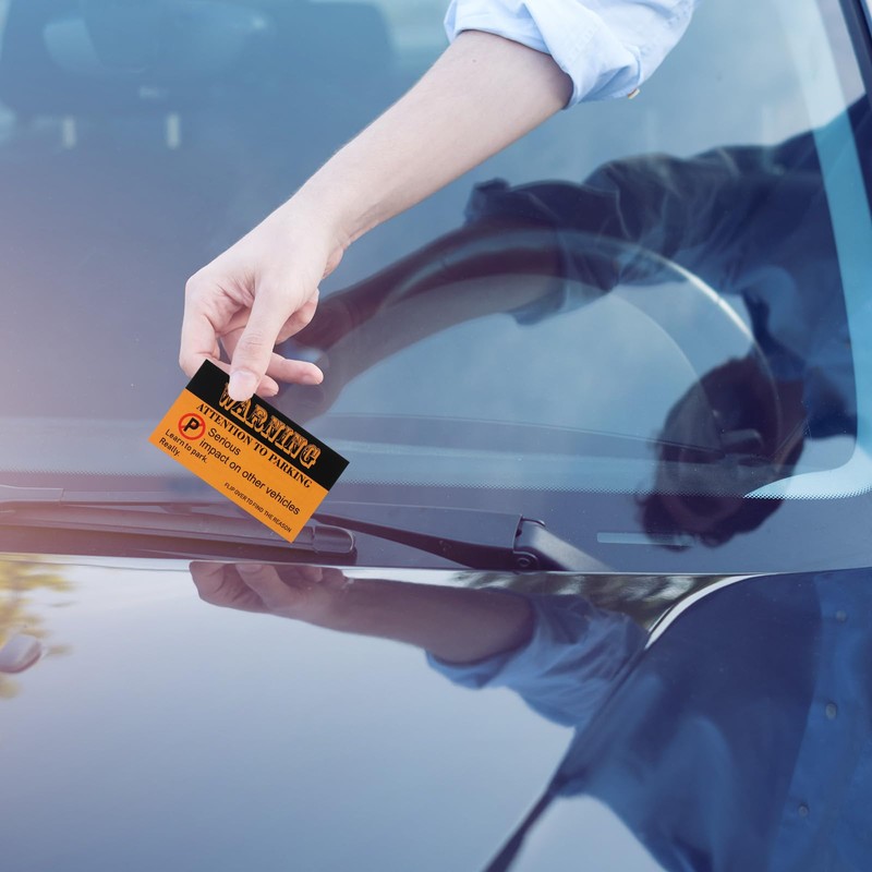PATIKIL Bad Parking Cards Attention to Parking Cards, 100 Pack