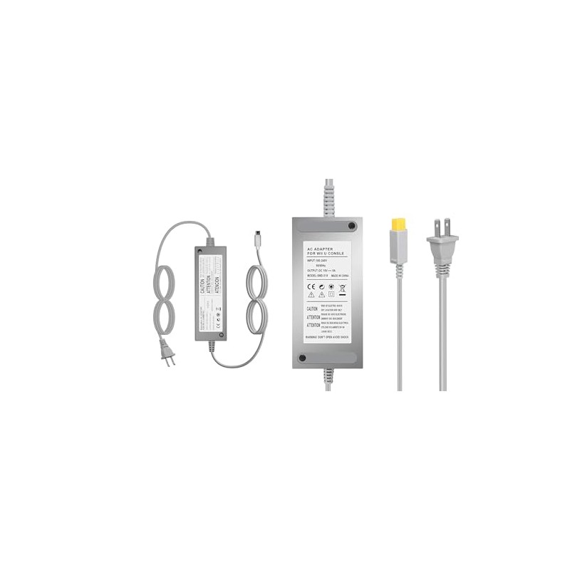 PEGLY 2-1 AC Adapter Compatible with Wii U Console and