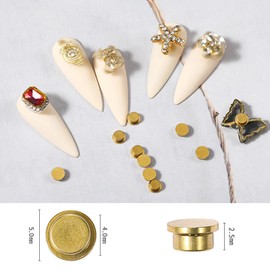 Nail Parts, Rotating Bearing, Nail Charm, Spin, Base, Rotating Tool, Jewelry Parts, 3D, Nail Art, DIY Decor Material