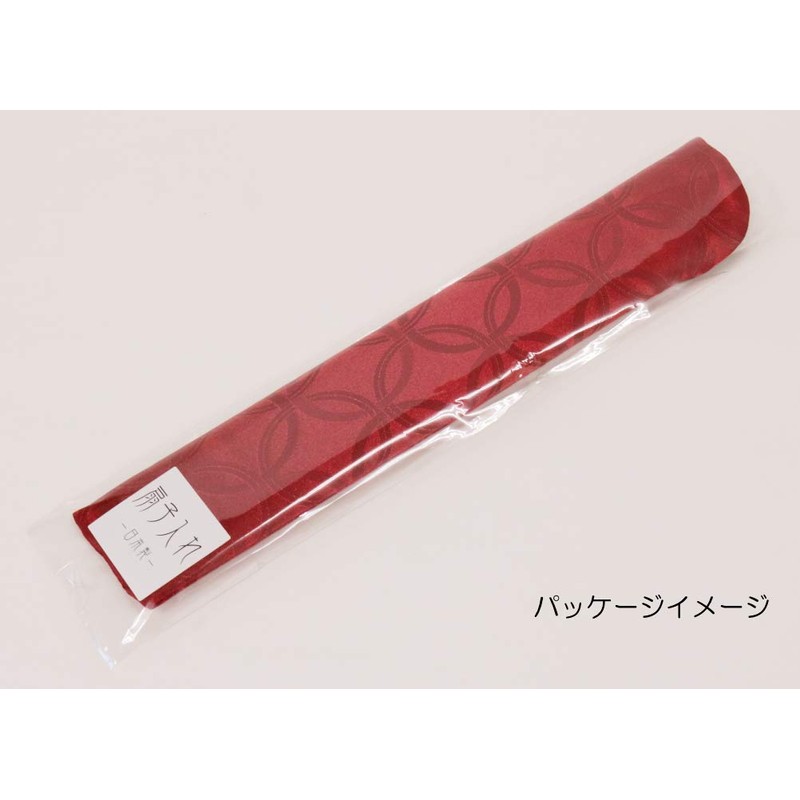 Matsumi Kogei Japanese Folding Fan Holder, Jacquard Cloisonne Enge, 9.3