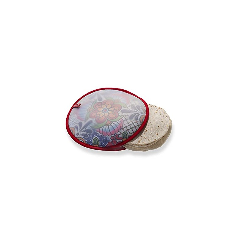 Prepara Tortilla Warmer Fabric And Silicone, Red