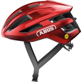 ABUS PowerDome MIPS Adult Bike Helmet - Bicycle Safety Certified for Road & Gravel, Aerodynamic Profile, Men & Women (Red, Small)