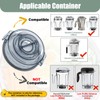 WSEYU Replacement Lid Compatible with Ascent 48 oz Container A3500