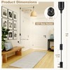 DiCUNO E27 Lampholder, Pendant Light Ceiling Lighting Fitting, Suspended Pendant