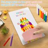 DGMI 35pcs Rainbow Scratch Art, Scratch Pictures for Children, Rainbow