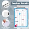 Henoyso 12 Pack 6×9 Inch Mini Aluminum Clipboards Bulk A5