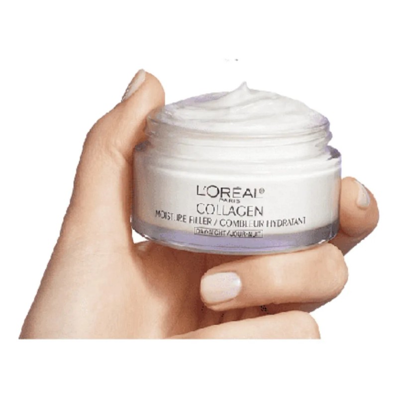 Crema humectante de día y noche L'Oreal Paris con colágeno