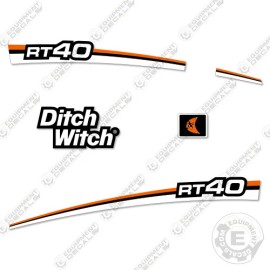 Aftermarket Fits Ditch Witch RT-40 Decal Kit Trencher Decal Replacements - 7 YEAR VINYL