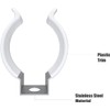 (8-Pack) JESLED T8 U Clips Holder Bracket for 8FT LED