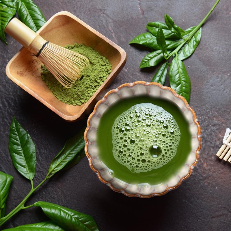 6 Pcs Matcha Kit Elegant Matcha Tea Set with Whisk
