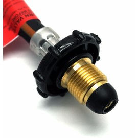 continental products 1.5m Meter HANDWHEEL POL x W20 NRV PIGTAIL CARAVAN PROPANE HOSE