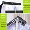 Rrotector de Ropa Colgante, Funda Protectora para Ropa con Cinta
