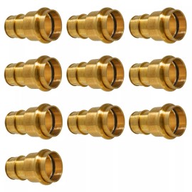 Viega, ProPress Press Brass 1/2" PEX A Expansion x P Adapter, ProPress Compatible [10 Pack]