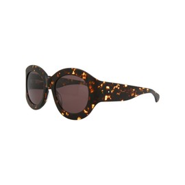 Alaia Round/Oval Sunglasses Havana Havana Brown Luxury Eyewear Made In Italy Acetate Frame Designer Fashion for Everyday Luxury