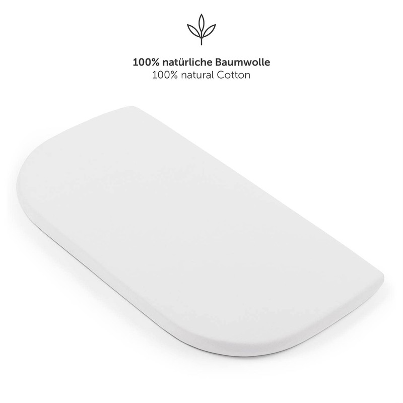 Laleni Premium fitted sheets for the rollaway bed, breathable, 100%