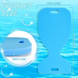 Talltalk 4 Pack Foam Water Saddle Floats Seat Swim Pool Floats for Adults Floating Seat for Kids Comfortable Large Swimming Pool Floats Saddle Seat and Lounge for Beach Lakes Water Park (Blue)