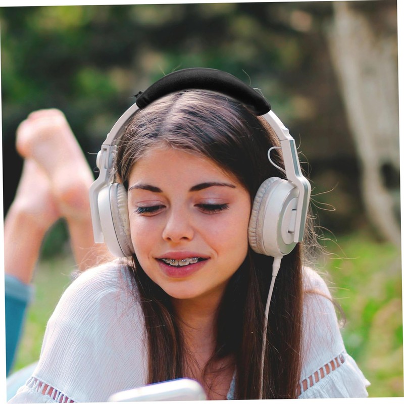 KICHOUSE Headphone Headband Protective Sleeve Leather Cushion Pad Cover for