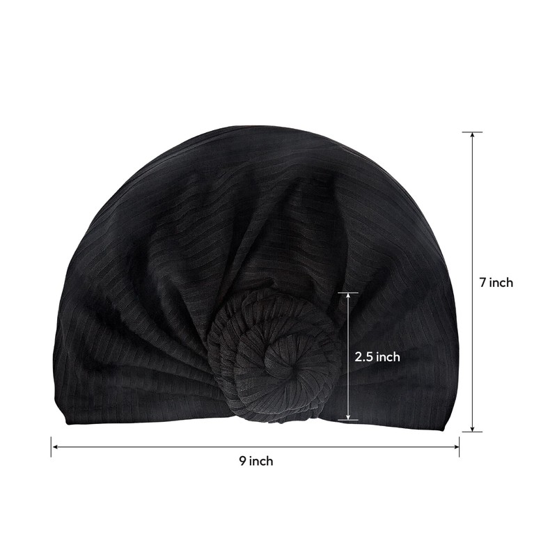 Red by Kiss Turban for Women, Silky Satin Interior, Comfortable,