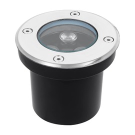 BOJA Lampara Empotrado LED para Piso, Spot Empotrable para Piso Exterior, Luces Impermeables Ip67 para Jardín, 3w Lampara Calido, 110V-220V, para Jardín, Patio, Entrada, Cubierta, Luces de Camino