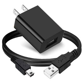 AC Adapter Charger for Texas Instruments TI-84 Plus CE Graphing Calculator, 5Ft Data Cable for TI 84 Plus C Silver Edition,TI 89 Titanium,TI Nspire CX,TI Nspire CX CAS Graphing Calculator Charger