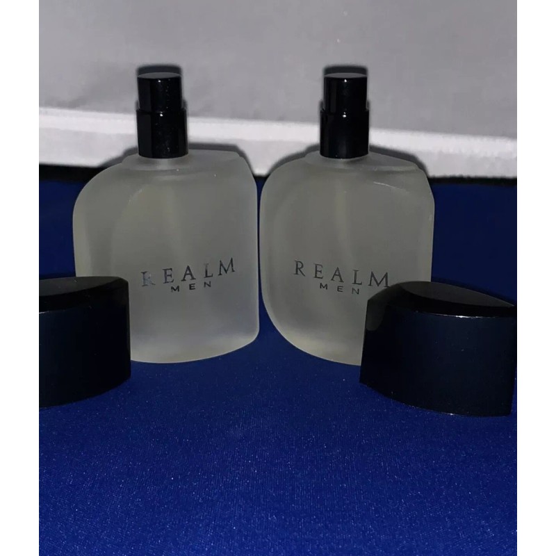 REALM MENS COLOGNE SPRAY~2 Bottles 1 oz each~GENUINE~R