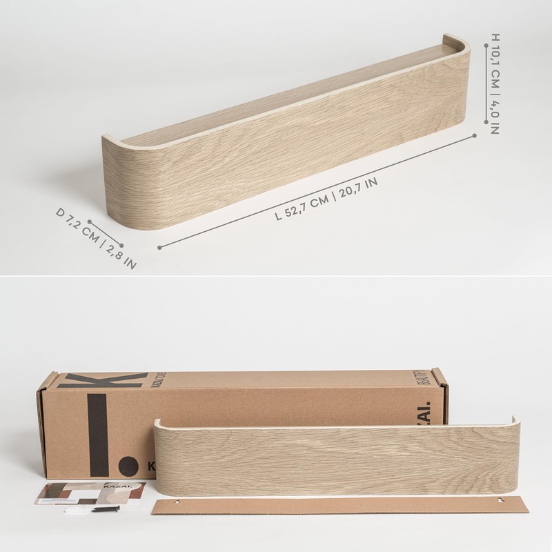 Kazai. Wall-Mounted Coat Rack 'Toke' - Modern Design Coat Rack