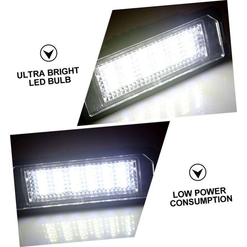 ABOOFAN 2 Pcs LED License Plate Replacement Light Lamp with