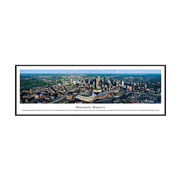 Blakeway Worldwide Panoramas Standard Frame Minneapolis, Minnesota with Target Field-Blakeway