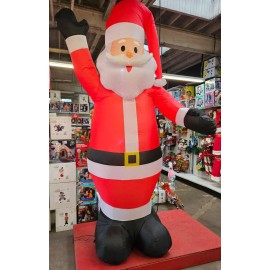 Gemmy 9ft Tall Waving Santa Christmas Inflatable