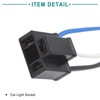 ACROPIX Car H4 Fog Lights Headlight Extension Wire Harness Socket