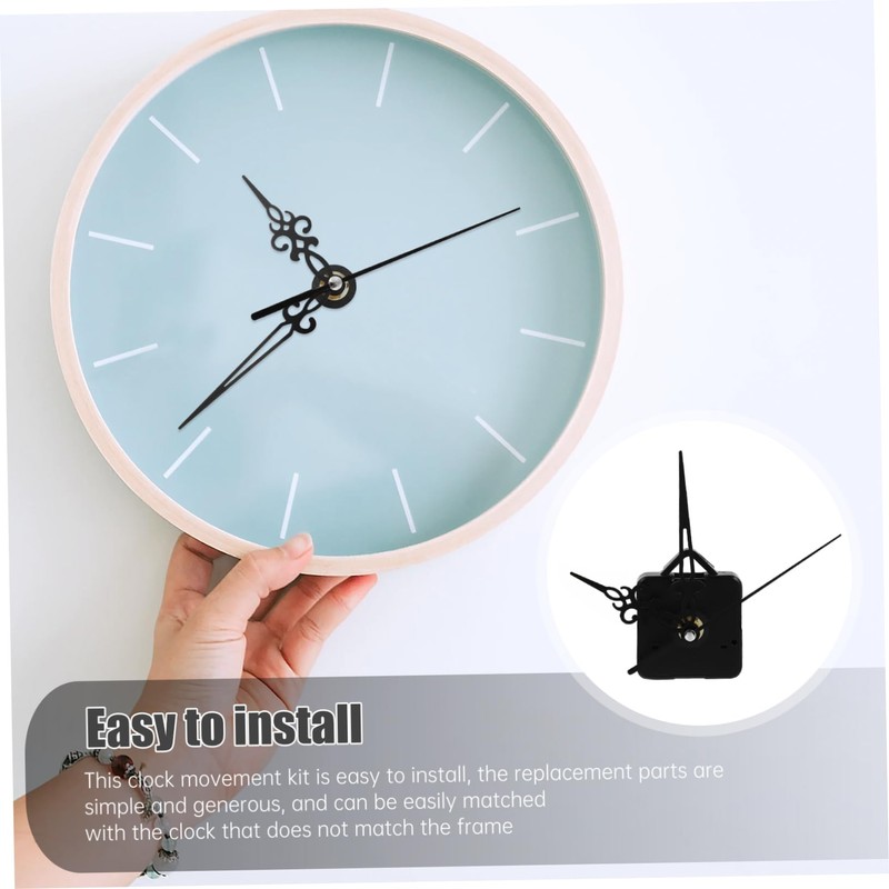 Gadpiparty 2sets Silent Quartz Clock Movement Mechanism Durable DIY Watch