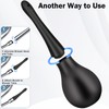 SewXew Enema Bulb Anti Backflow Anal Douche Kit with Lube