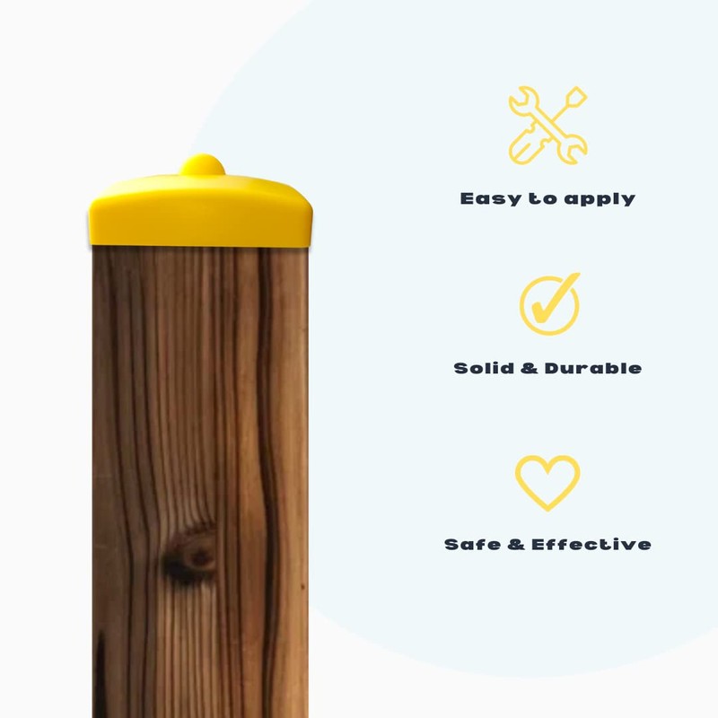 OTITU JUST Fun Square Plastic Post Cover Cap 95 x