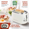MUELLER HOME Retro Toaster 2 Slice, 7 Browning Levels, 3
