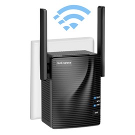 rockspace WiFi Repeater - Dual Band WiFi Range Extender Signal Booster Signal Amplifier with WPS One-Button Setup, Ethernet Port, Access Point Mode, 360 Full Coverage for Gaming and Home Use