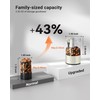 Stainless Steel Rechargeable Electric Salt and Pepper Grinder Set, USB